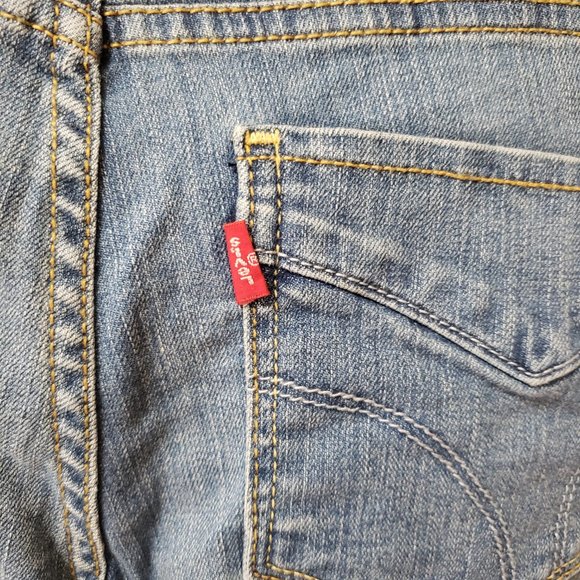 Levi's 512 Perfectly Slimming Denim Capris Size 6 EUC - Picture 6 of 7
